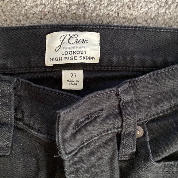J Crew Lookout High Rise Skinny Jean Black - Picture 2 of 7